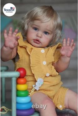 Giant 24 Inch Realistic Baby Doll Lifelike Reborn Baby Girl with Real Infant S