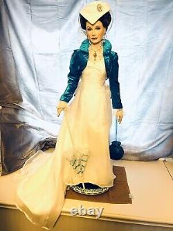 Gone With The Wind Scarlett O'Hara Porcelain Doll 36 Inches Tall OOAK