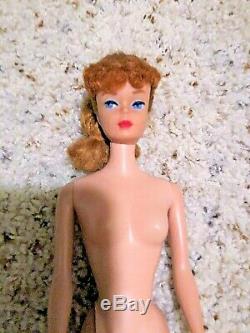 Gorgeous #6 Titian Redhead Vintage Ponytail Barbie NM ALL/ORIG! STUNNING