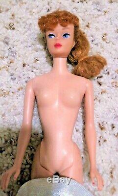 Gorgeous #6 Titian Redhead Vintage Ponytail Barbie NM ALL/ORIG! STUNNING