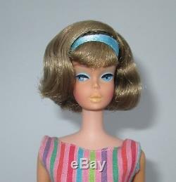 Gorgeous Low Color Ash Blond Side Part American Girl Barbie with Original Blush