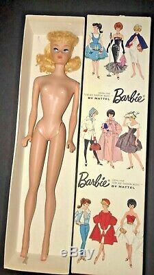 Gorgeous Stunning Vintage Blonde ponytail Barbie Doll MINT ALL ORIGINAL