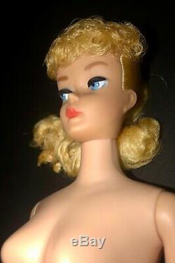 Gorgeous Stunning Vintage Blonde ponytail Barbie Doll MINT ALL ORIGINAL