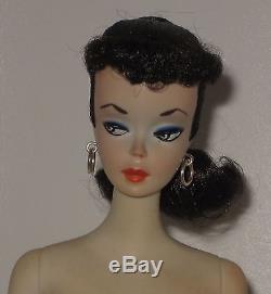 Gorgeous Vintage 1959 Mattel #1 Barbie Brunette Ponytail in TM Box & More #BH110