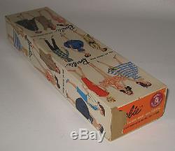 Gorgeous Vintage 1959 Mattel #2 Barbie Ponytail with TM Box Stand & More #BH107