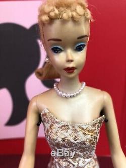 Gorgeous Vintage #3 Barbie blonde ponytail wearing Evening Splendour #961