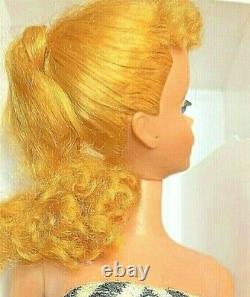 Gorgeous Vintage #4 Blond Ponytail Barbie n Repro Box withAcessA VINTAGE BEAUTY