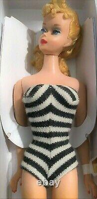 Gorgeous Vintage #4 Blond Ponytail Barbie n Repro Box withAcessA VINTAGE BEAUTY