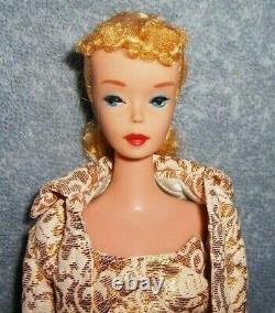 Gorgeous Vintage #4 Blonde Ponytail Barbie! BREATHTAKING DOLL
