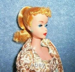 Gorgeous Vintage #4 Blonde Ponytail Barbie! BREATHTAKING DOLL