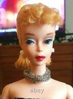 Gorgeous Vintage #4 Blonde Ponytail Barbie! BREATHTAKING DOLL