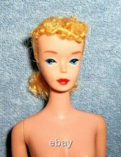 Gorgeous Vintage #4 Blonde Ponytail Barbie! BREATHTAKING DOLL