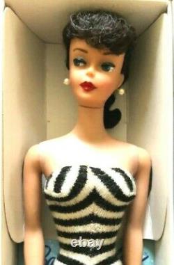 Gorgeous Vintage#5 Raven Hair Ponytail Barbie in Mint Repro Box withVintage Access