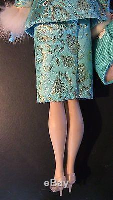 Gorgeous Vintage Ponytail Barbie #3 Blonde Hair Sylvia Campbell Brocade outfit