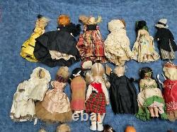 Grandmas Antique Doll Lot 7 21 Pc