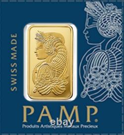 HOT 1 gram Gold Bar PAMP Suisse Multigram. 9999 Fine Gold Fortuna Bar