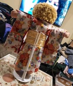 HTF RARE Cabbage Patch Hong Kong #1 Butterscotch Hair, Green Eyes KIMONO Hanfu