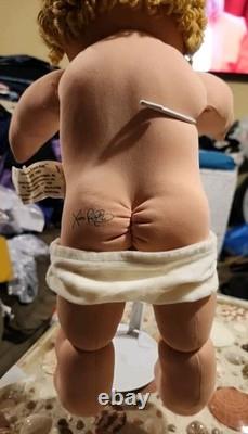 HTF RARE Cabbage Patch Hong Kong #1 Butterscotch Hair, Green Eyes KIMONO Hanfu