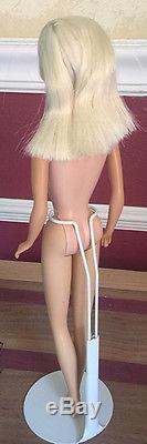 HTF RARE Vintage Color Magic Barbie HIGH COLOR Platinum Doll With Hair Clip! NR
