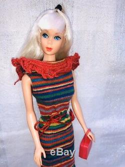 HTF Vintage Platinum Standard Barbie Doll Spectator Sport Dress