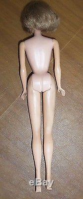 HTF Vtg 1966 Ash Brown (Nutmeg) American Girl Barbie RARE HI COLOR LONG HAIR OSS