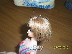 HTF Vtg 1966 Ash Brown (Nutmeg) American Girl Barbie RARE HI COLOR LONG HAIR OSS