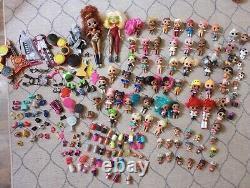 HUGE Lot of LOL Surprise Dolls 60+ OMG Dolls With Accessories Mixed