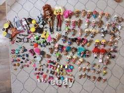 HUGE Lot of LOL Surprise Dolls 60+ OMG Dolls With Accessories Mixed