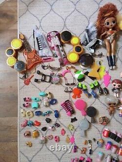 HUGE Lot of LOL Surprise Dolls 60+ OMG Dolls With Accessories Mixed