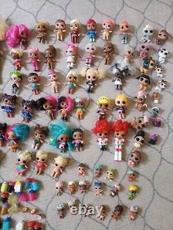 HUGE Lot of LOL Surprise Dolls 60+ OMG Dolls With Accessories Mixed