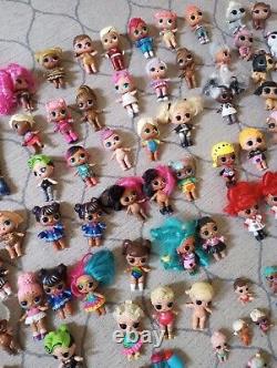 HUGE Lot of LOL Surprise Dolls 60+ OMG Dolls With Accessories Mixed