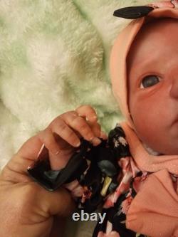 Handcrafted 20 Reborn Baby Lou Lou. Weighted And Stuffed To Look And Feel Real