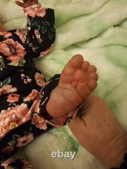 Handcrafted 20 Reborn Baby Lou Lou. Weighted And Stuffed To Look And Feel Real