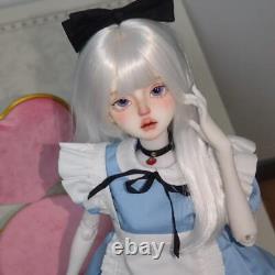 Handmade 1/4 BJD Dolls Delicate Pretty Girl Figures Dolls with Face Makeup Eyes