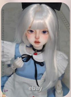 Handmade 1/4 BJD Dolls Delicate Pretty Girl Figures Dolls with Face Makeup Eyes