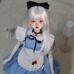Handmade 1/4 BJD Dolls Delicate Pretty Girl Figures Dolls with Face Makeup Eyes