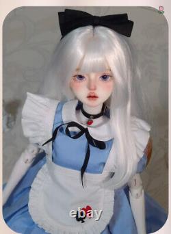 Handmade 1/4 BJD Dolls Delicate Pretty Girl Figures Dolls with Face Makeup Eyes