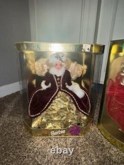 Happy Holidays Special Edition Barbies 1996 & 1997 15646 17832 es