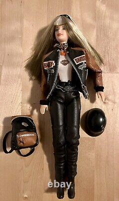 Harley Davidson Barbie & Ken Dolls 1999 + Barbie's Harley Davidson Motorcycle