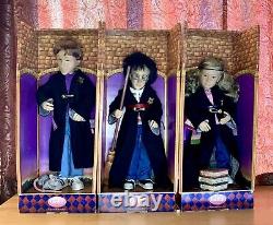 Harry Potter, Hermione Granger & Ron Weasley Doll Set By Gotz Germany With Tags