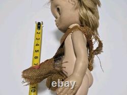 Hasbro Little Miss No Name Doll 1965 Vtg, USA Original With Outfit, Flaws READ