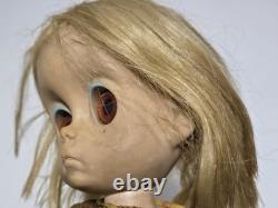 Hasbro Little Miss No Name Doll 1965 Vtg, USA Original With Outfit, Flaws READ