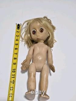Hasbro Little Miss No Name Doll 1965 Vtg, USA Original With Outfit, Flaws READ