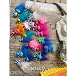 Hasbro Original Trolls movie Doll Lot Mini Figures Toy Collection 2015 2016