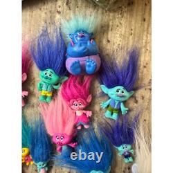 Hasbro Original Trolls movie Doll Lot Mini Figures Toy Collection 2015 2016