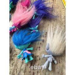 Hasbro Original Trolls movie Doll Lot Mini Figures Toy Collection 2015 2016