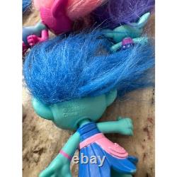 Hasbro Original Trolls movie Doll Lot Mini Figures Toy Collection 2015 2016