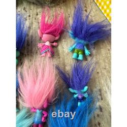 Hasbro Original Trolls movie Doll Lot Mini Figures Toy Collection 2015 2016