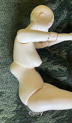 Hilda 35 cm BJD by Kuklakit Hot Glue Sueded, Wired READ DESCRIPTION