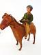 Horse English Leather Edith Reynolds Doll Handmade England Vtg 1960 Saddle Toy